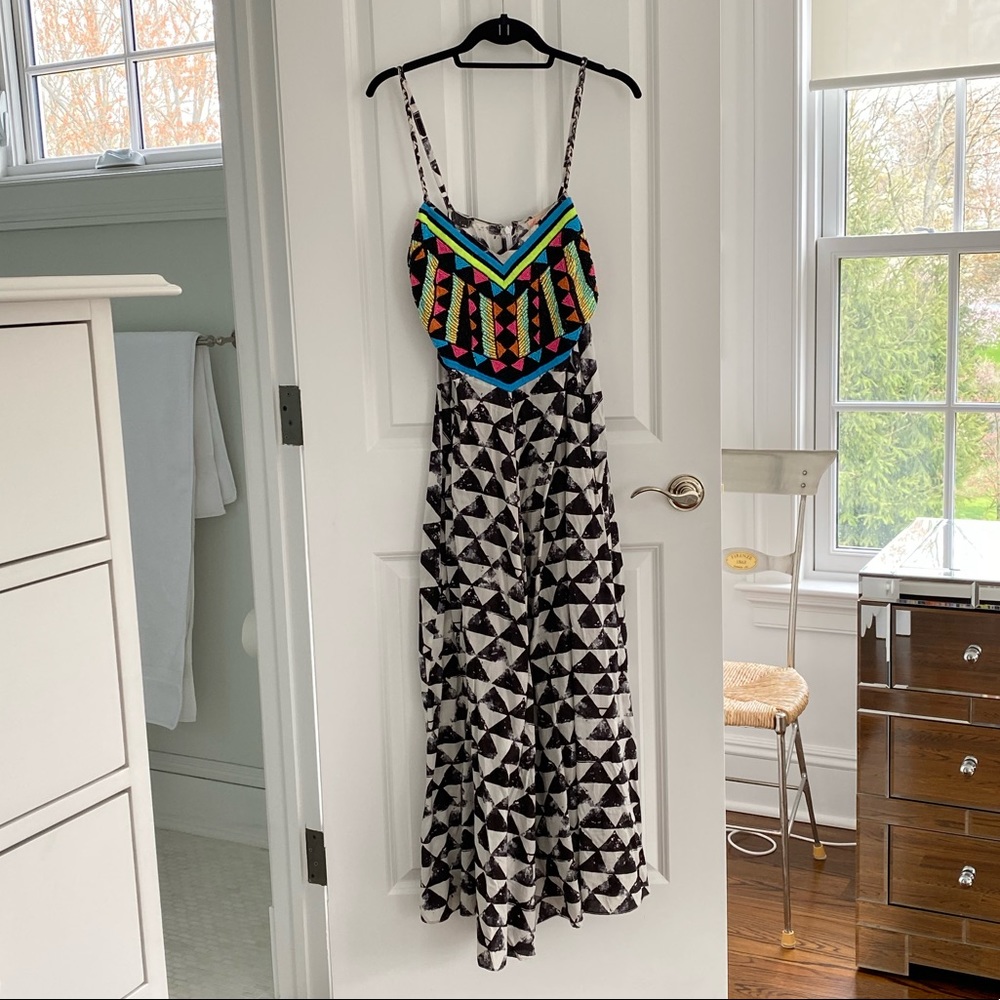 Mara Hoffman Beaded Maxi Dress - size XS